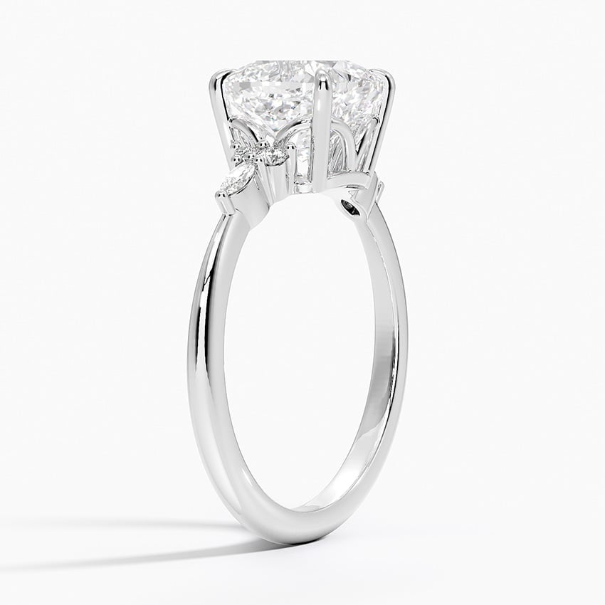 Cortina Diamond Ring - White Gold - 2 ct - Side 1