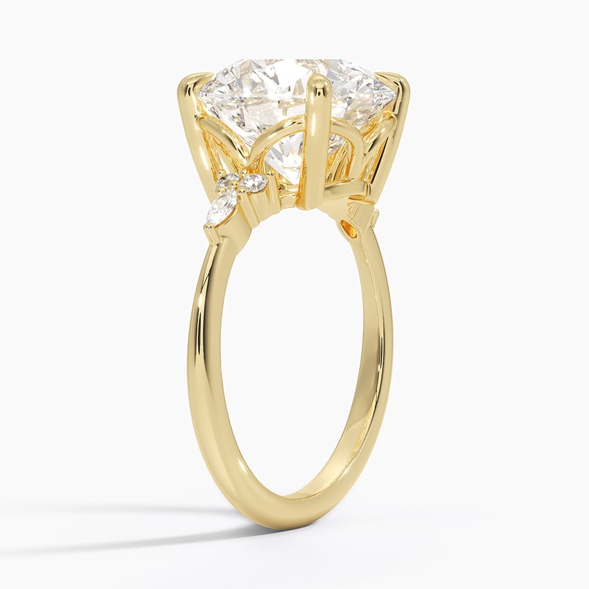 Sorrento Diamond Ring - Yellow Gold - 5 ct - Side 1