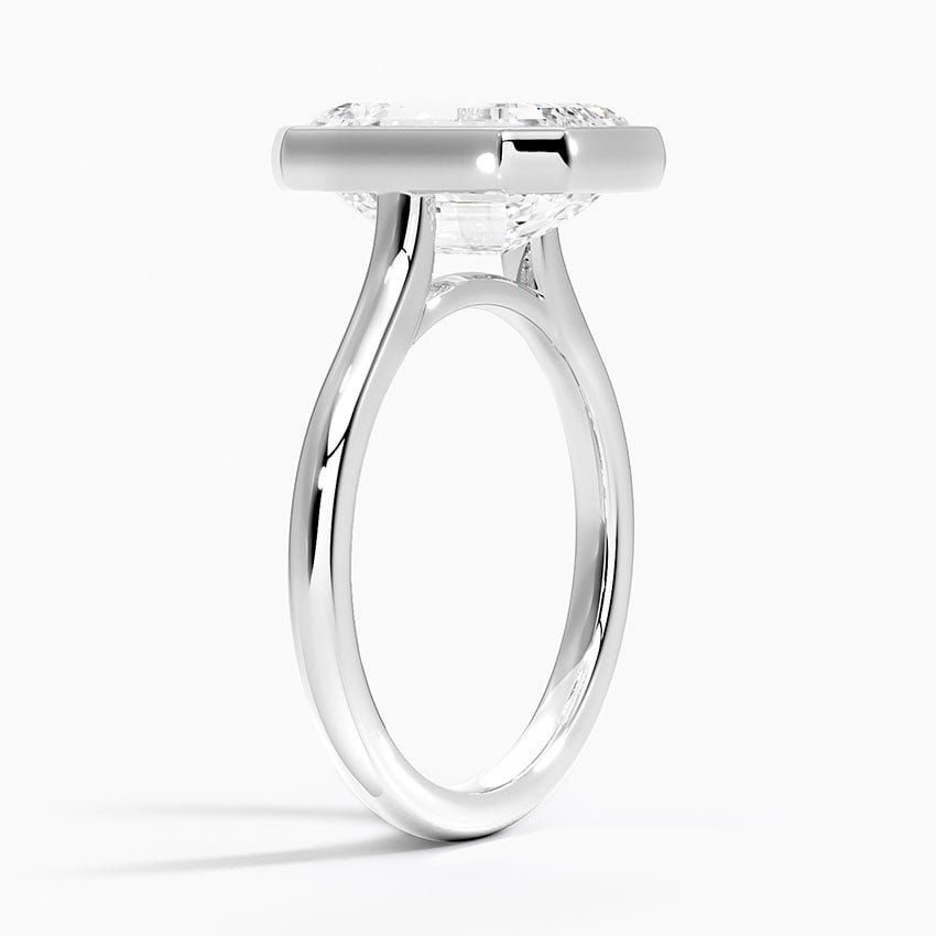 Big Sur Diamond Ring - White Gold - 3.5 ct - Side 1