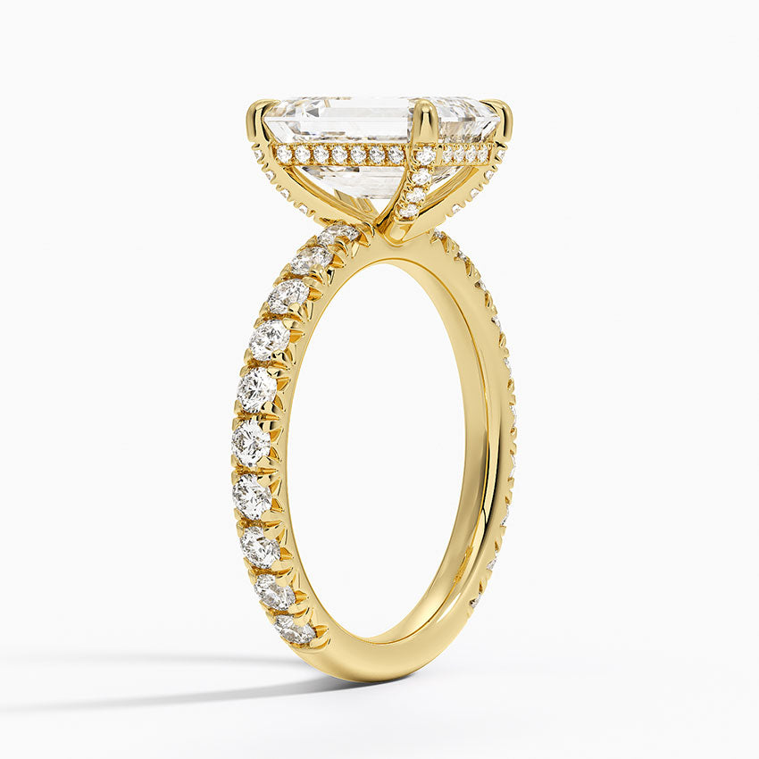 Milford Diamond Ring - Yellow Gold - 2.5 ct - Side 1