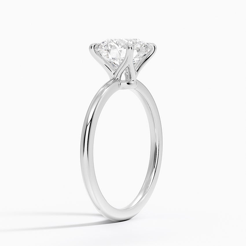 Kerala Diamond Ring - White Gold - 2 ct - Side 1