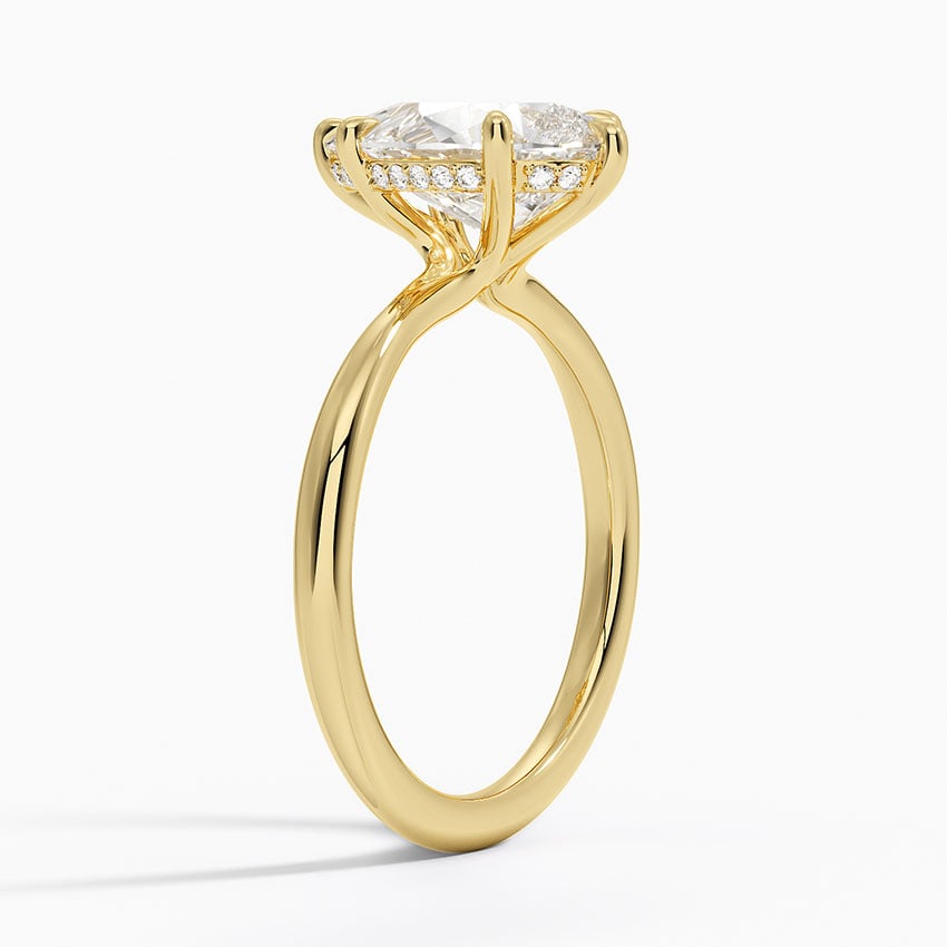 Napa Diamond Ring - Yellow Gold - 2.5 ct - Side 1