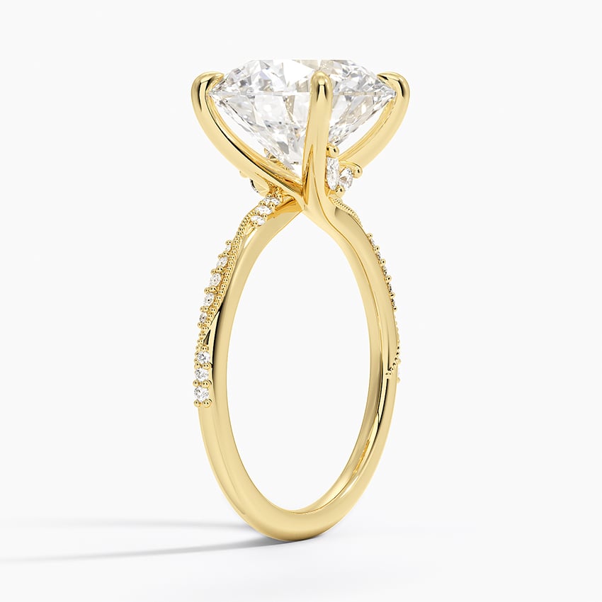 Whitsunday Diamond Ring - Yellow Gold - 5 ct - Side 1