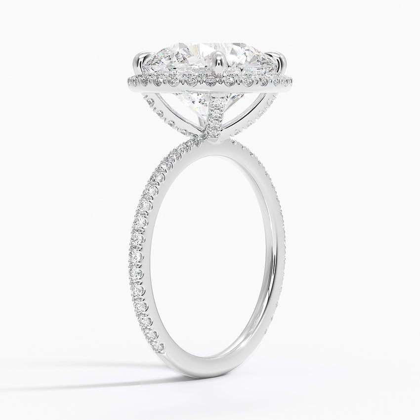 Palawan Diamond Ring - White Gold - 5 ct - Side 1