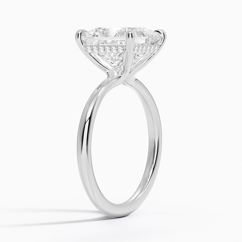 Athens Diamond Ring - White Gold - 3.5 ct - Side 1