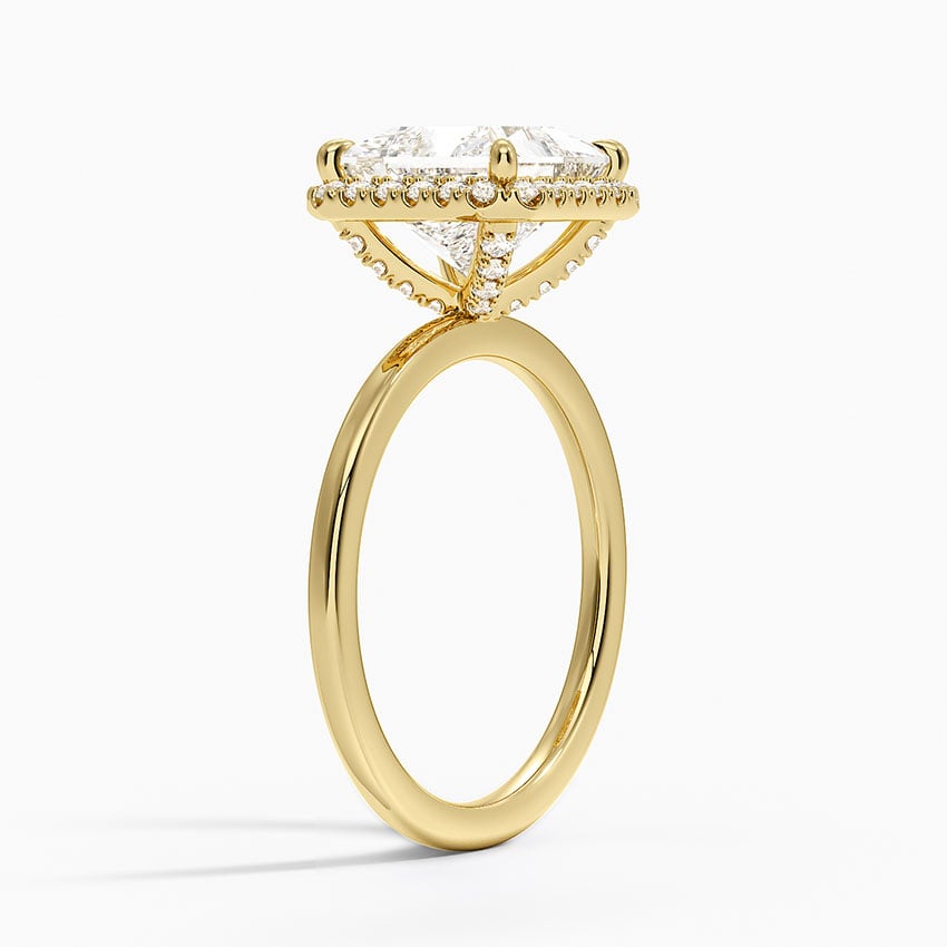 Bordeaux Diamond Ring - Yellow Gold - 2.5 ct - Side 1