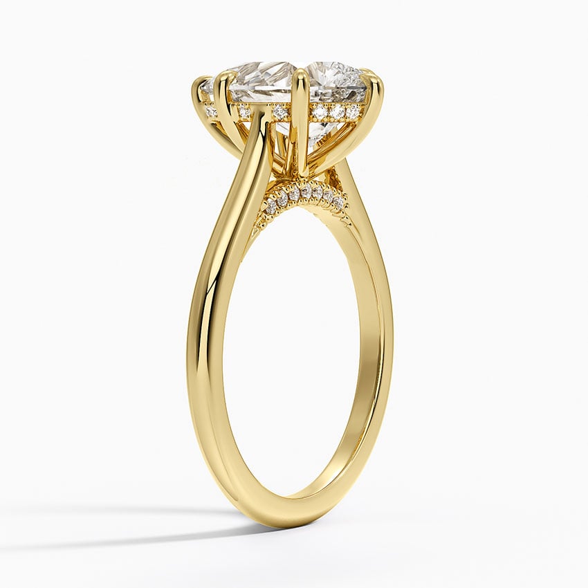 Maui Diamond Ring - Yellow Gold - 2.5 ct - Side 1