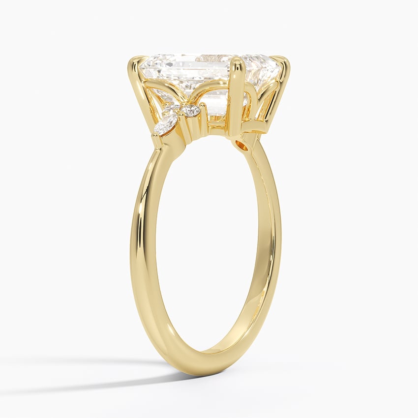 Mallorca Diamond Ring - Yellow Gold - 2.5 ct - Side 1