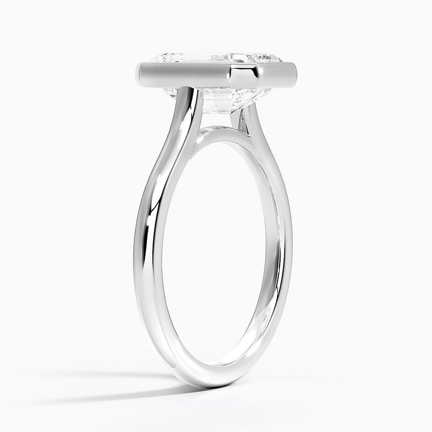 Big Sur Diamond Ring - White Gold - 2.5 ct - Side 1