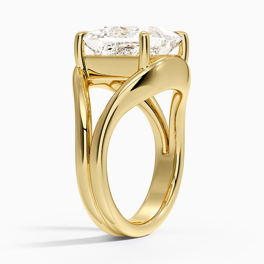 Mauritius Diamond Ring - Yellow Gold - 5 ct - Side 1
