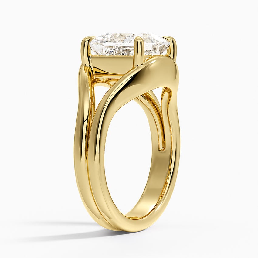 Mauritius Diamond Ring - Yellow Gold - 3 ct - Side 1