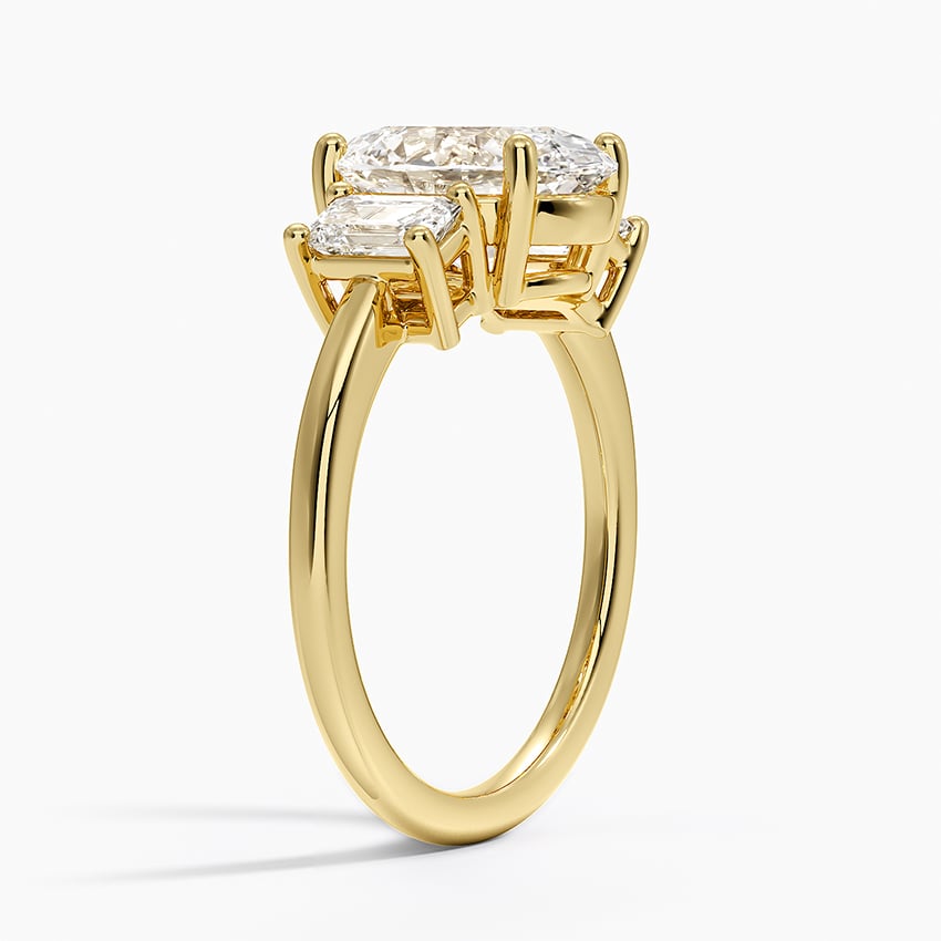Geneva Diamond Ring - Yellow Gold - 2.5 ct - Side 1