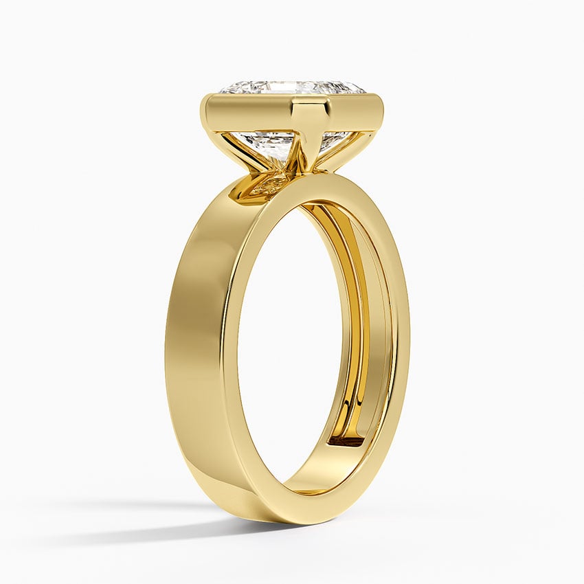 Seychelles Diamond Ring - Yellow Gold - 2 ct - Side 1