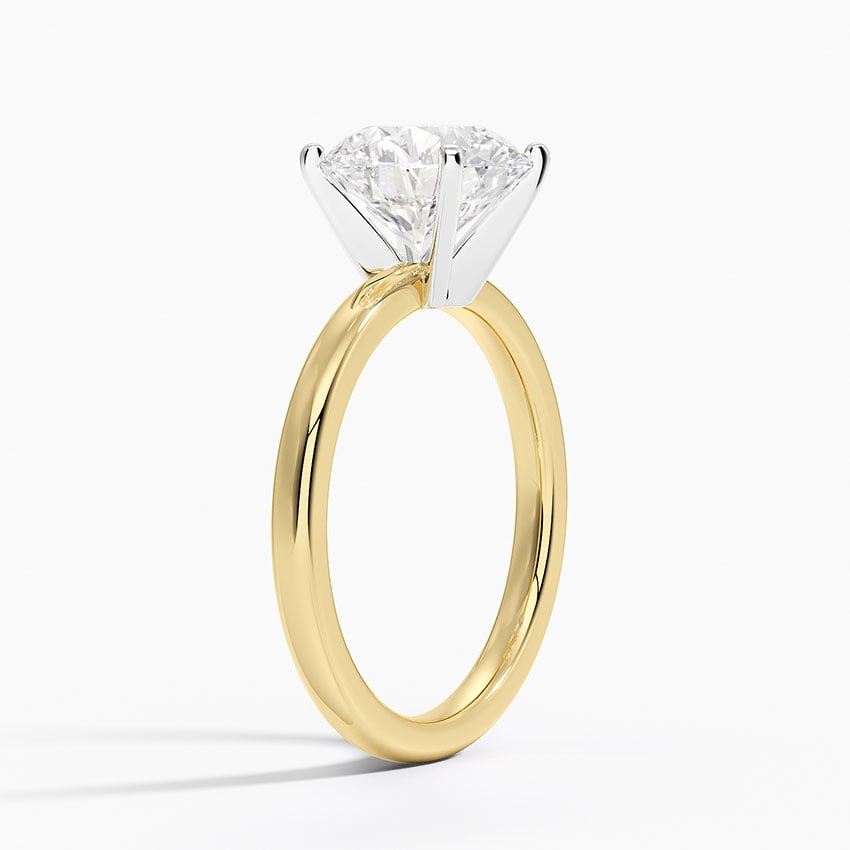 Sausalito Diamond Ring - Yellow Gold - 2.5 ct - Side 1