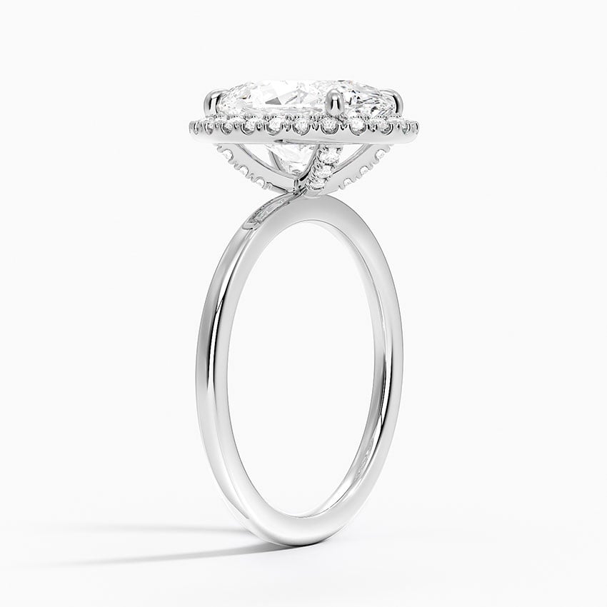 Sintra Diamond Ring - White Gold - 3 ct - Side 1
