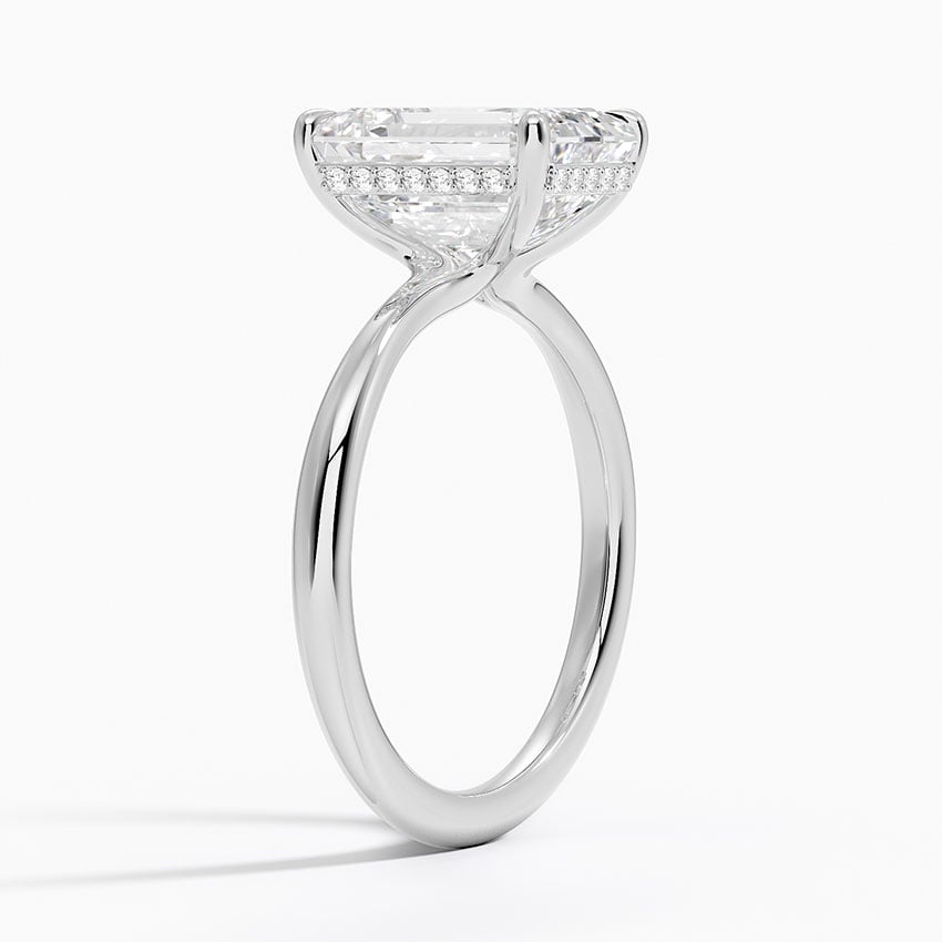 Maldives Diamond Ring - White Gold - 3 ct - Side 1