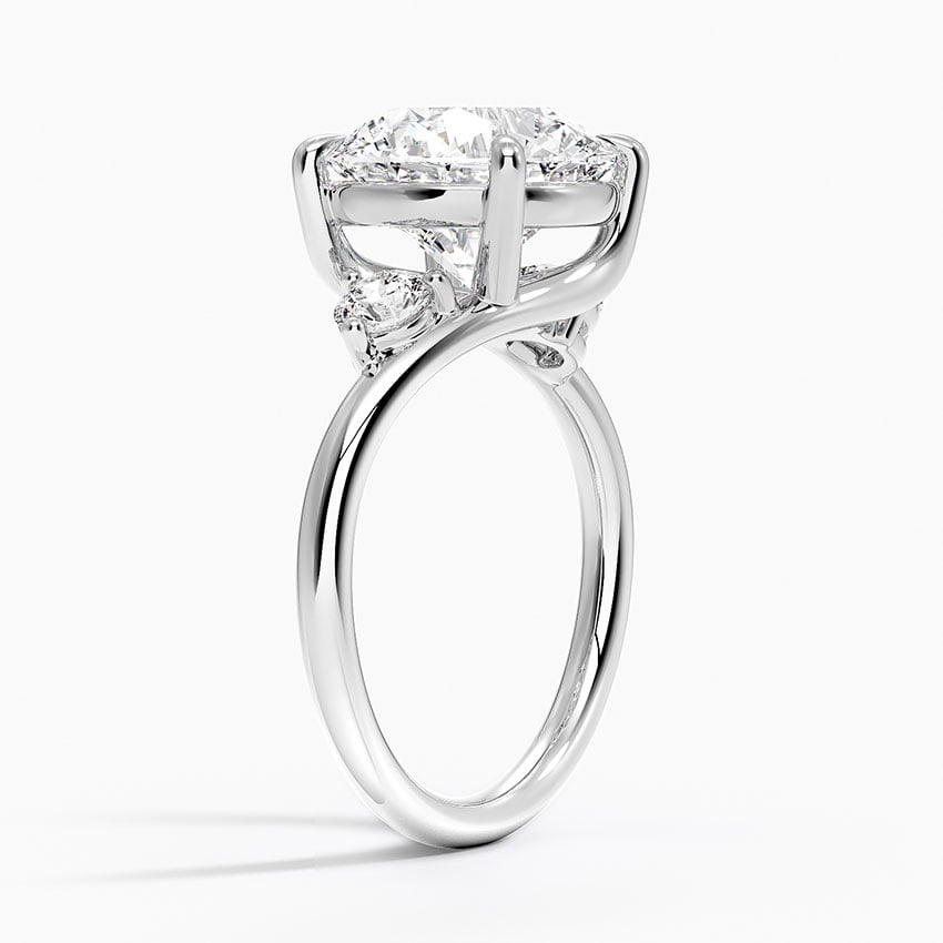 Vail Diamond Ring - White Gold - 3.5 ct - Side 1