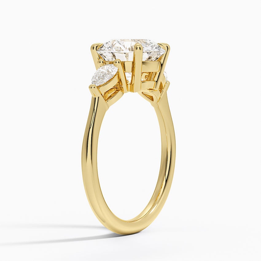 Zermatt Diamond Ring - Yellow Gold - 2.5 ct - Side 1