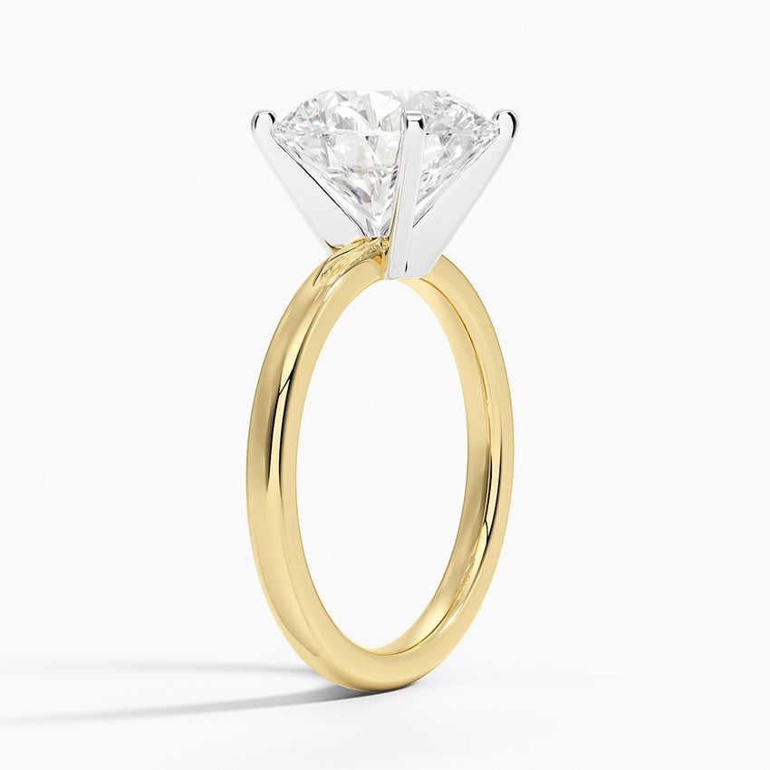 Sausalito Diamond Ring - Yellow Gold - 4 ct - Side 1