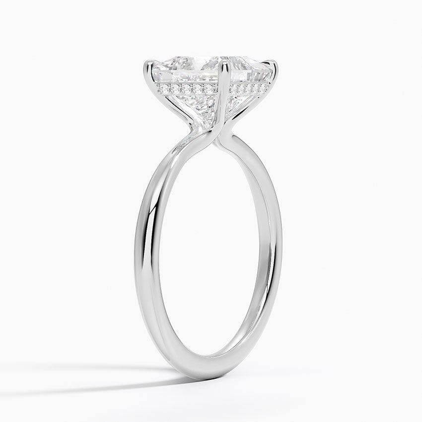 Athens Diamond Ring - White Gold - 2 ct - Side 1