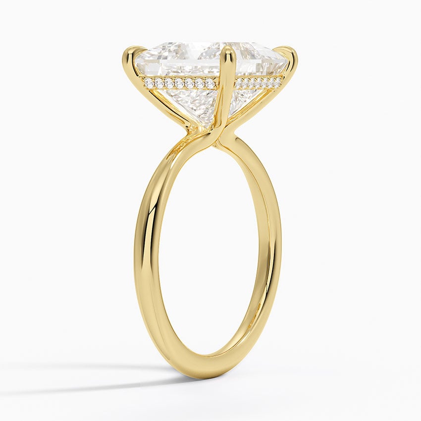 Athens Diamond Ring - Yellow Gold - 5 ct - Side 1