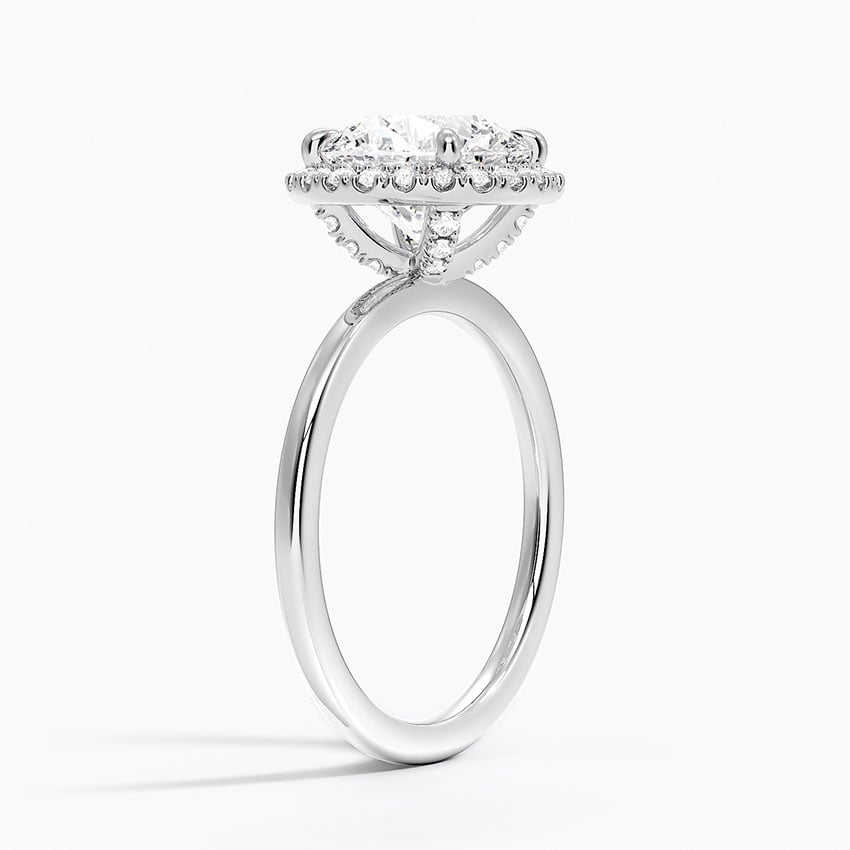 Sedona Diamond Ring - White Gold - 2.5 ct - Side 1