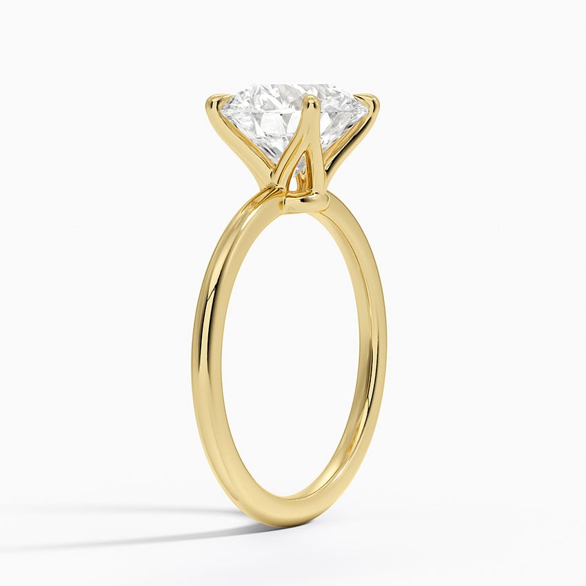 Kerala Diamond Ring - Yellow Gold - 2.5 ct - Side 1
