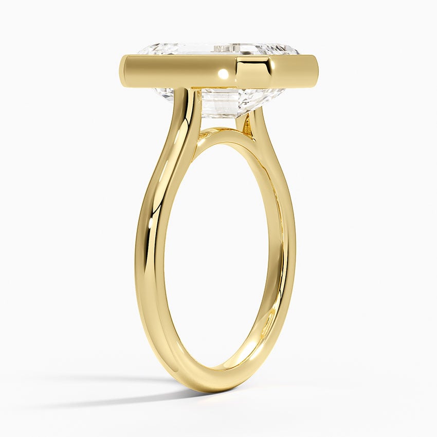 Big Sur Diamond Ring - Yellow Gold - 5 ct - Side 1