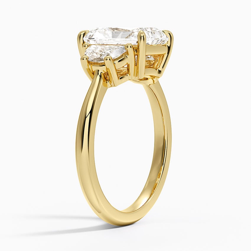 Mendoza Diamond Ring - Yellow Gold - 2 ct - Side 1