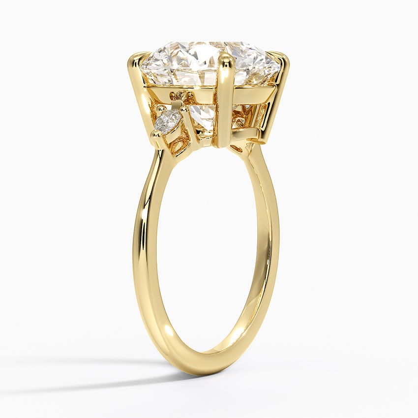 Byron Diamond Ring - Yellow Gold - 5 ct - Side 1