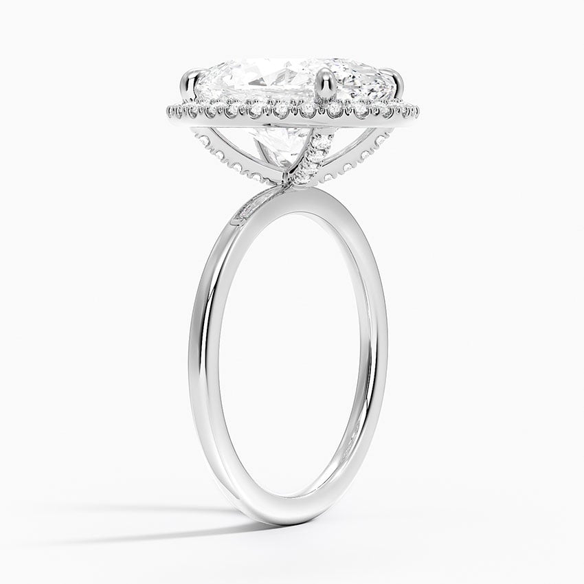 Sintra Diamond Ring - White Gold - 5 ct - Side 1