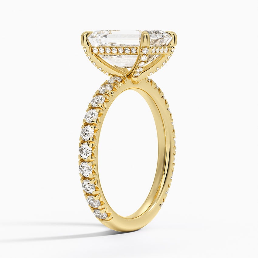 Milford Diamond Ring - Yellow Gold - 3.5 ct - Side 1