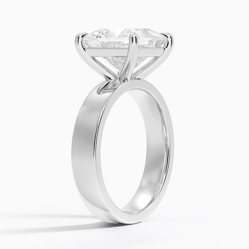 Charleston Diamond Ring - White Gold - 3.5 ct - Side 1