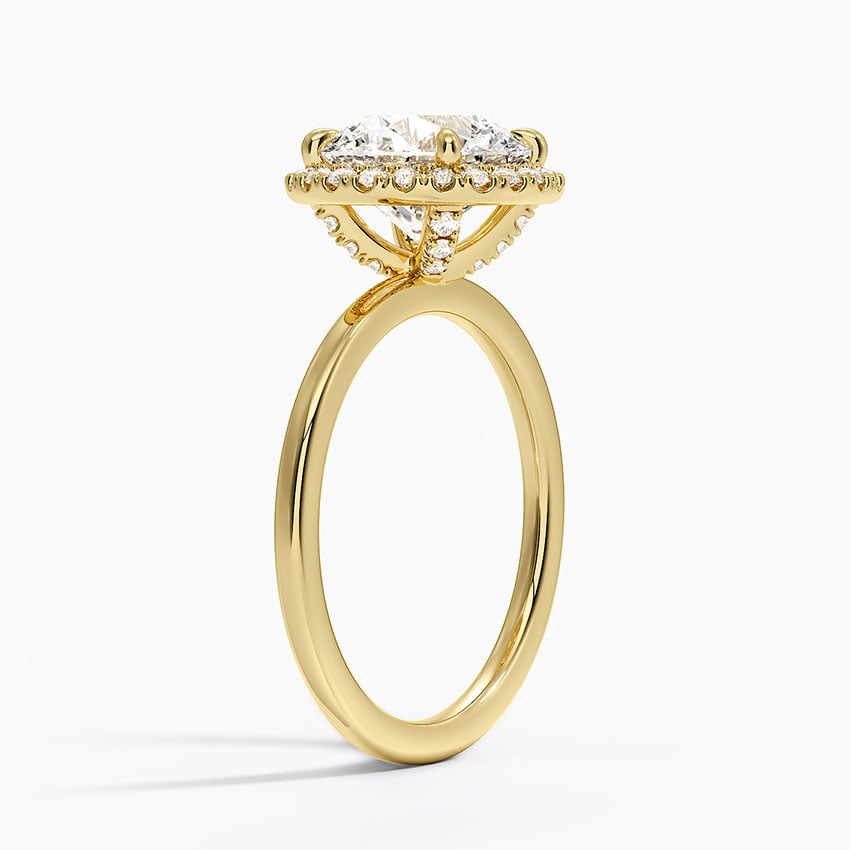 Sedona Diamond Ring - Yellow Gold - 2.5 ct - Side 1