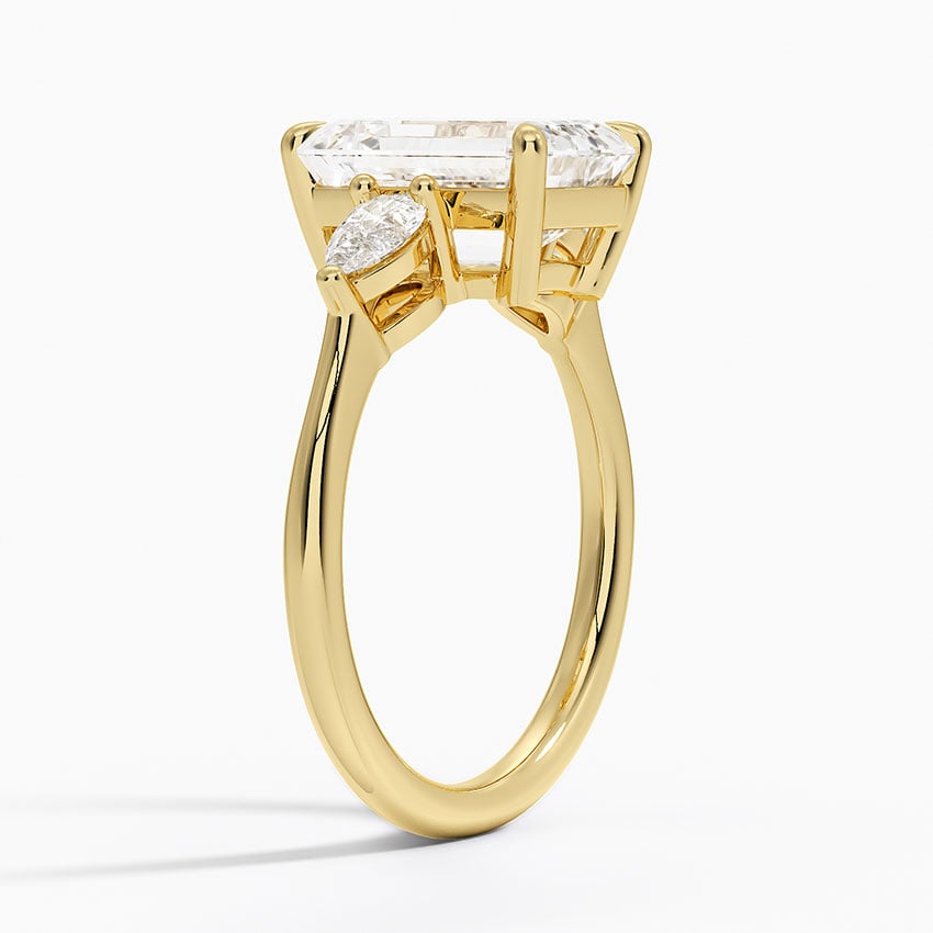 Banff Diamond Ring - Yellow Gold - 3 ct - Side 1