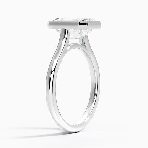 Big Sur Diamond Ring - White Gold - 2 ct - Side 1