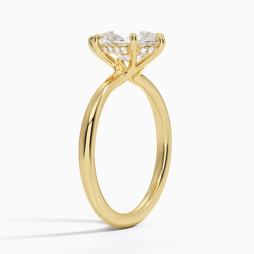 Napa Diamond Ring - Yellow Gold - 2 ct - Side 1