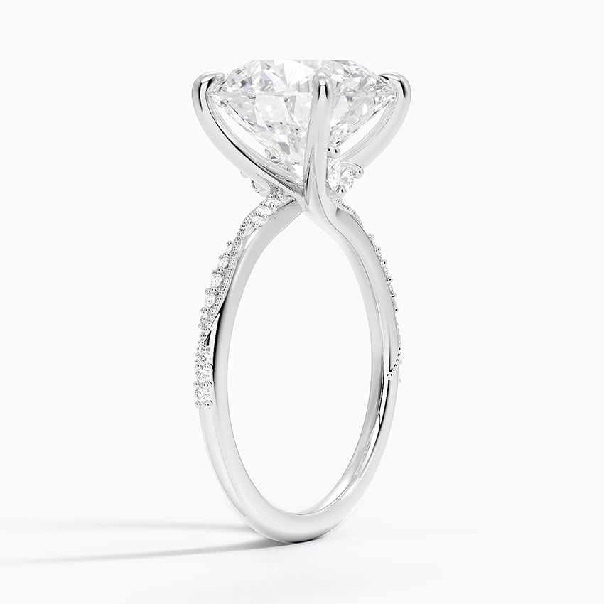 Whitsunday Diamond Ring - White Gold - 5 ct - Side 1