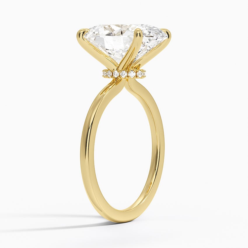 Jaipur Diamond Ring - Yellow Gold - 5 ct - Side 1