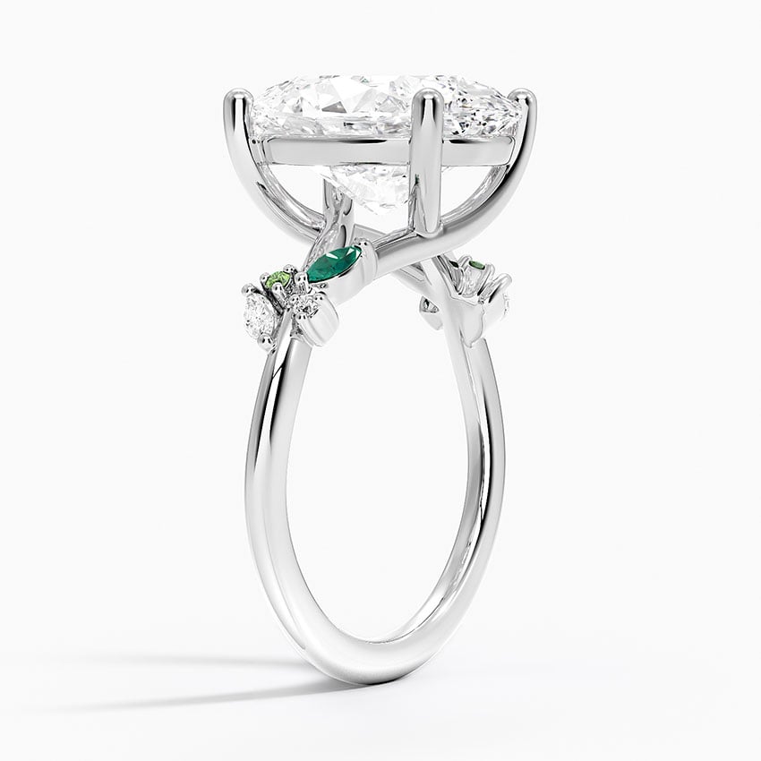 Lanai Diamond Ring - White Gold - 5 ct - Side 1