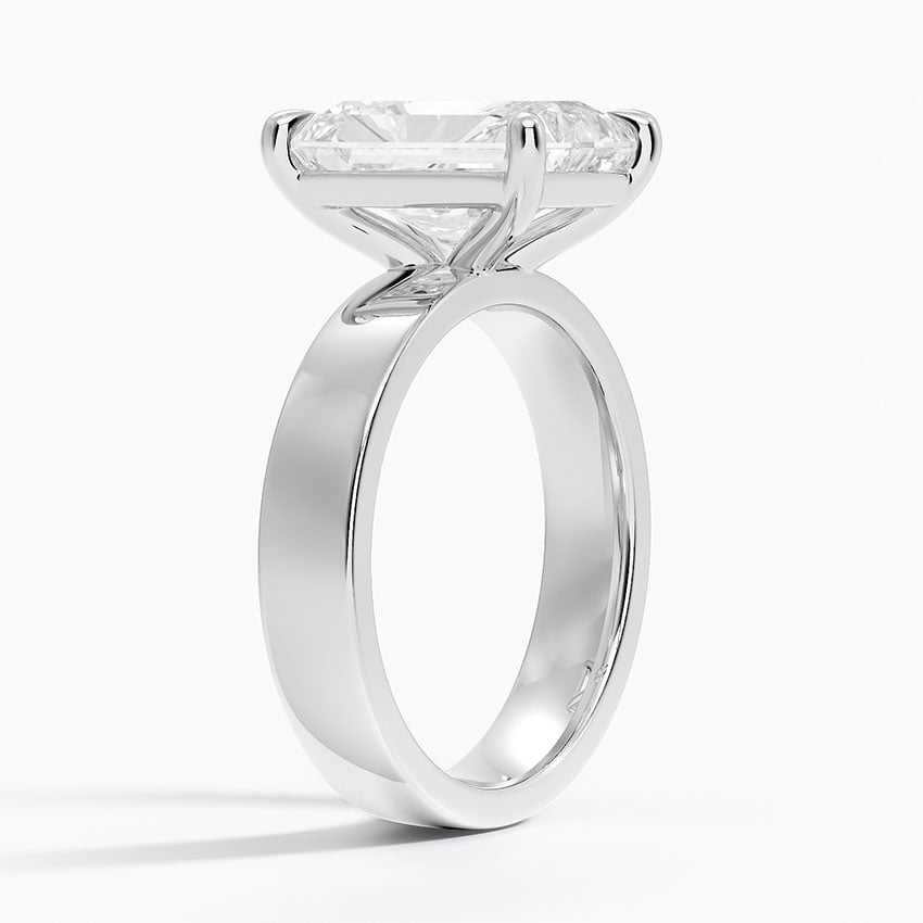 Savannah Diamond Ring - White Gold - 4 ct - Side 1