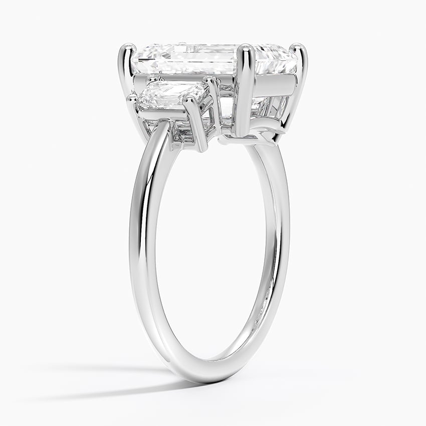 St. Moritz Diamond Ring - White Gold - 4 ct - Side 1