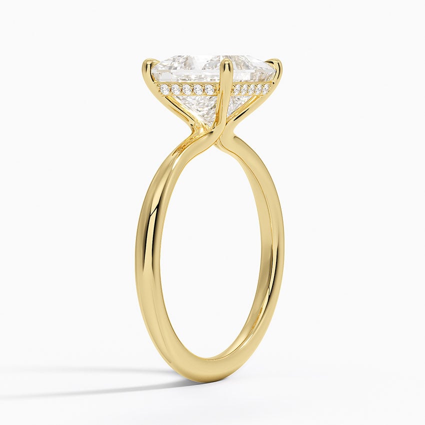 Athens Diamond Ring - Yellow Gold - 2.5 ct - Side 1