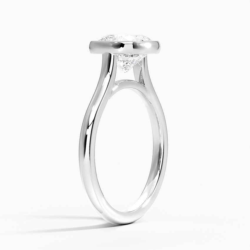 Cannes Diamond Ring - White Gold - 2 ct - Side 1