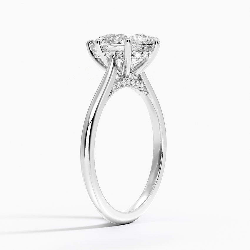 Maui Diamond Ring - White Gold - 2 ct - Side 1