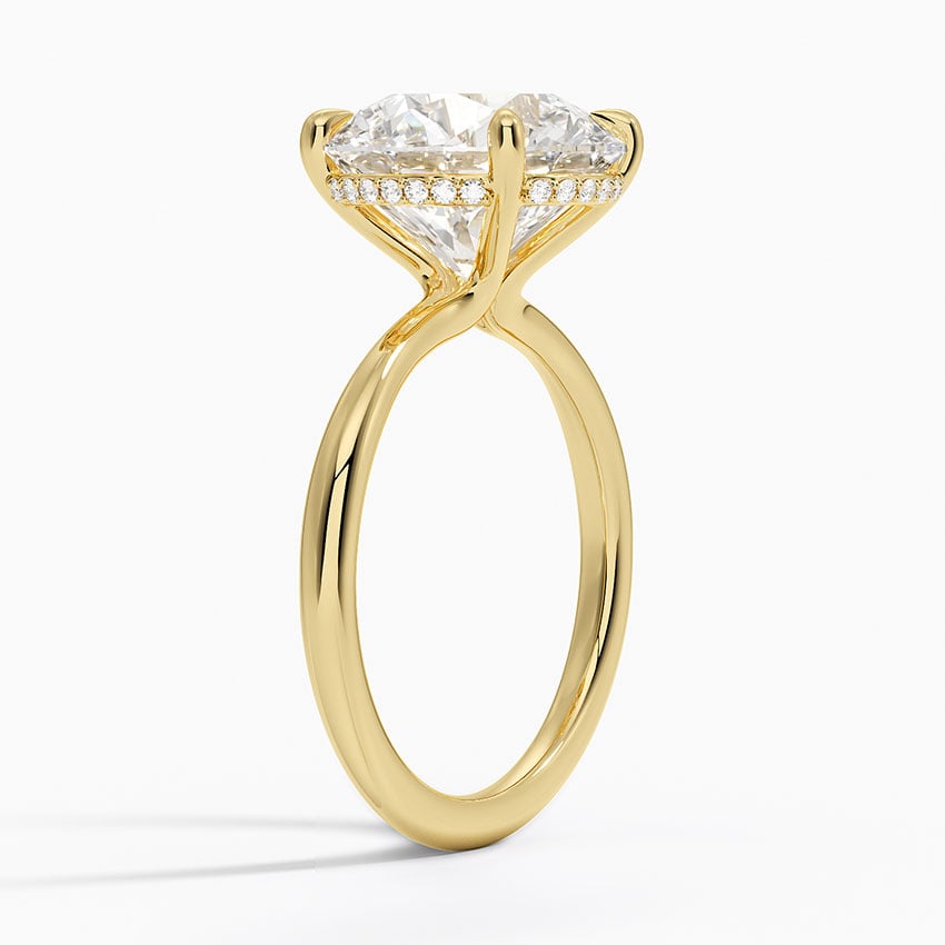 Bali Diamond Ring - Yellow Gold - 5 ct - Side 1