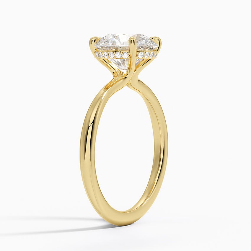 Bali Diamond Ring - Yellow Gold - 2.5 ct - Side 1