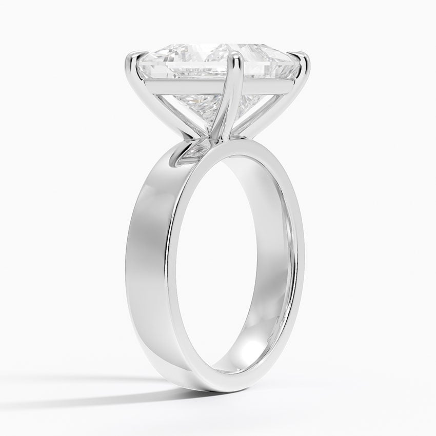 Charleston Diamond Ring - White Gold - 5 ct - Side 1