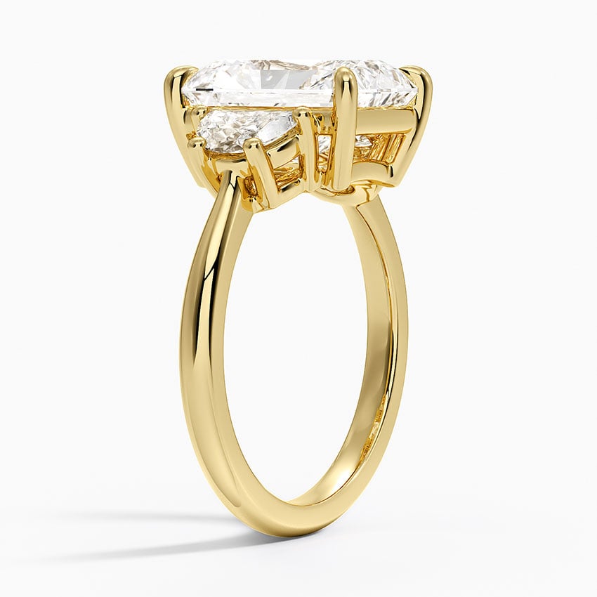 Mendoza Diamond Ring - Yellow Gold - 4 ct - Side 1