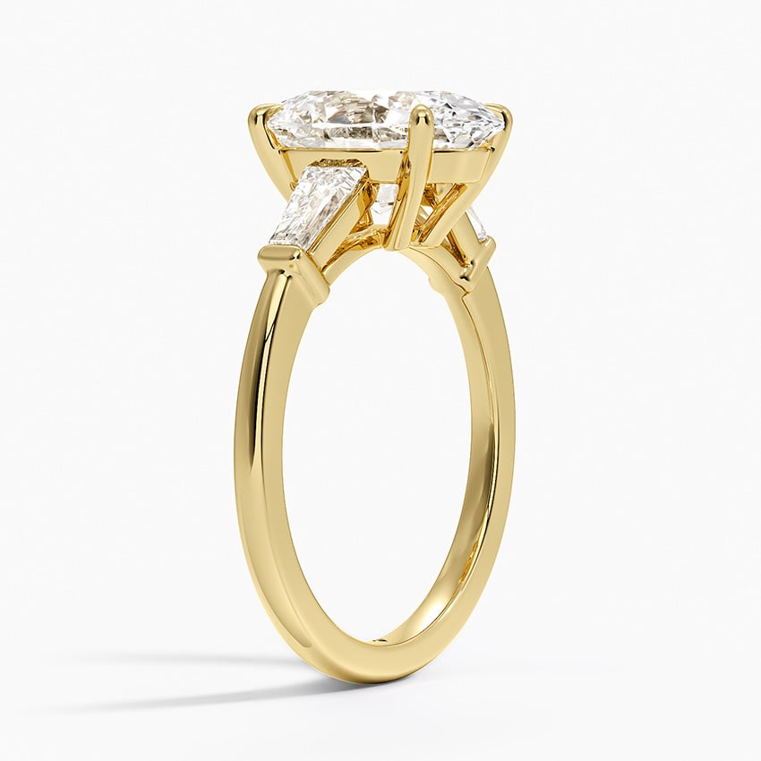 Vienna Diamond Ring - Yellow Gold - 3 ct - Side 1
